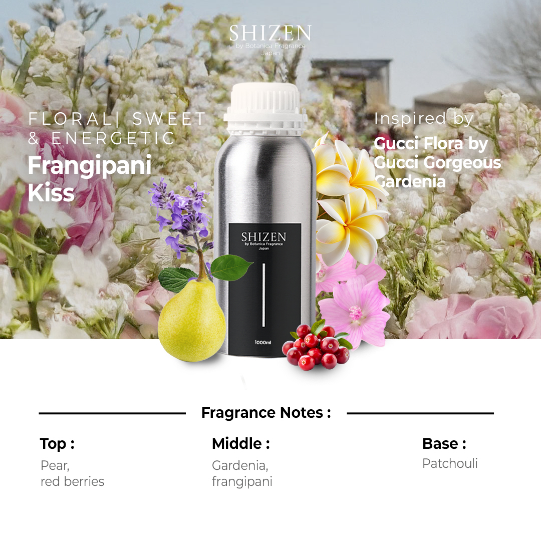 Frangipani Kiss - Essential Oil Inspired by Gucci Flora by Gucci Gorgeous Gardenia,2012 - Image 4