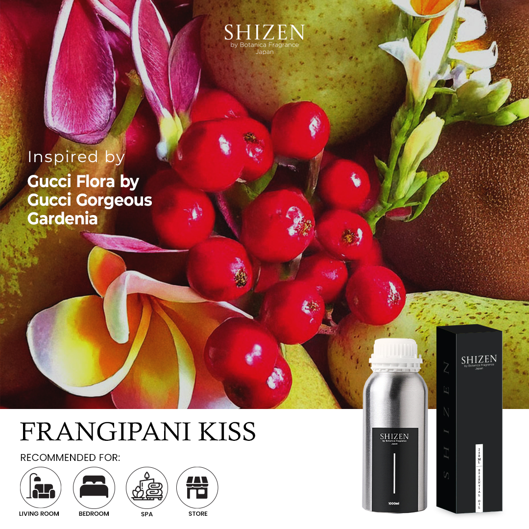 Frangipani Kiss - Essential Oil Inspired by Gucci Flora by Gucci Gorgeous Gardenia,2012 - Image 2